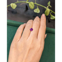 1.22 Ct. Pinkish Purple Sapphire from Ceylon (Sri Lanka) Life Style