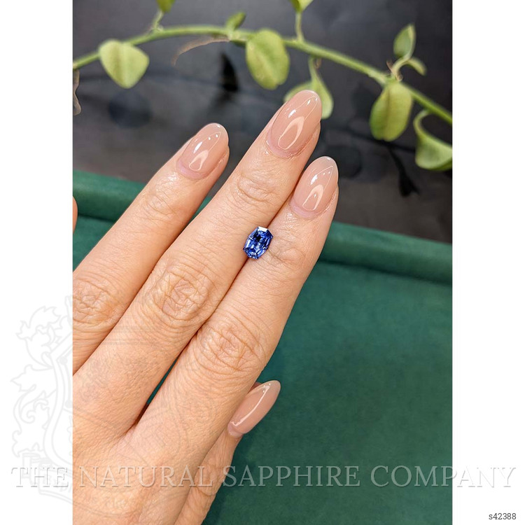 1.13 Ct. Blue Sapphire from Ceylon (Sri Lanka)