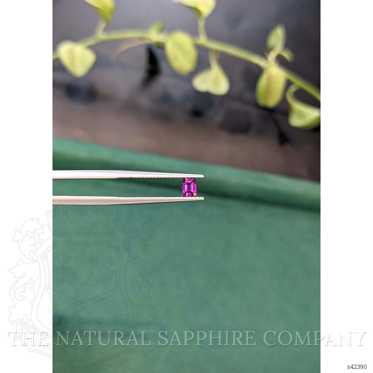 0.33 Ct. Pinkish Purple Sapphire from Ceylon (Sri Lanka)