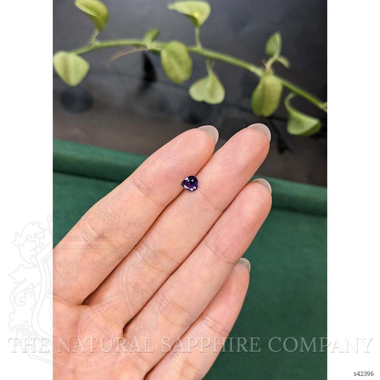0.41 Ct. Purple Sapphire from Ceylon (Sri Lanka)