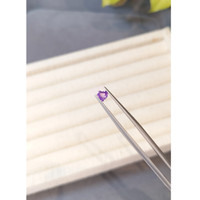0.33 Ct. Pinkish Purple Sapphire from Ceylon (Sri Lanka) Life Style