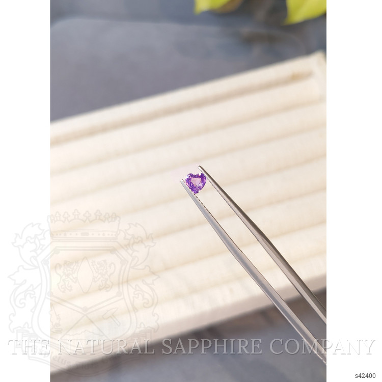 0.33 Ct. Pinkish Purple Sapphire from Ceylon (Sri Lanka)