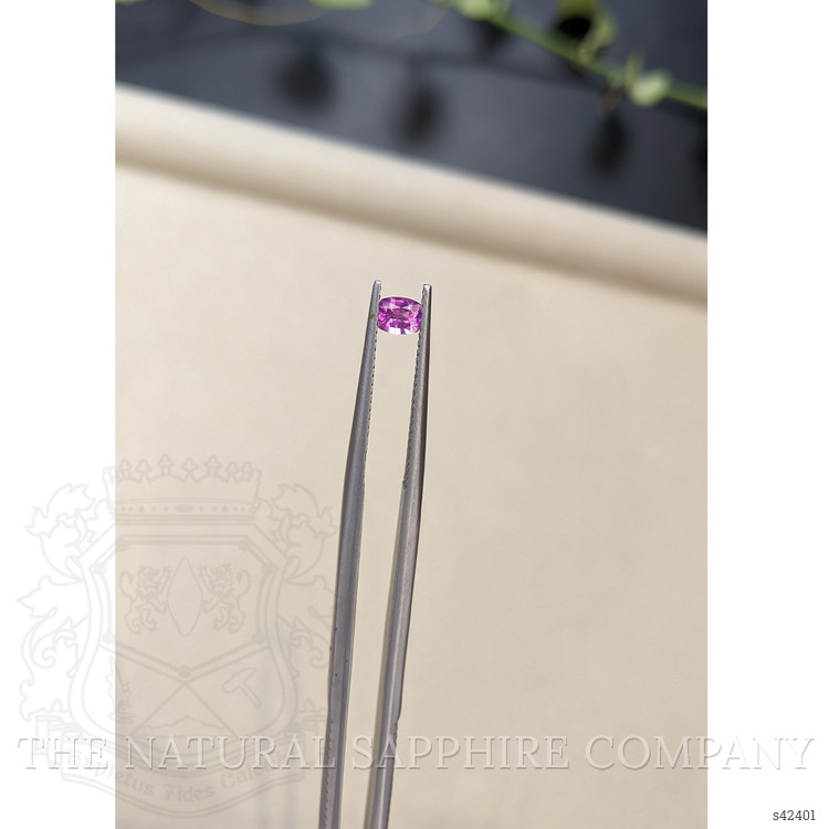 0.35 Ct. Purplish Pink Sapphire from Ceylon (Sri Lanka)