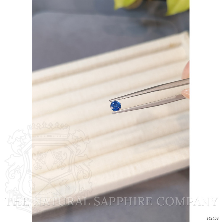 0.35 Ct. Blue Sapphire from Ceylon (Sri Lanka)