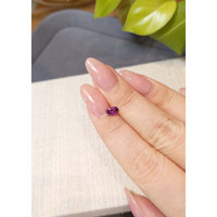0.63 Ct. Pinkish Purple Sapphire from Ceylon (Sri Lanka) Life Style