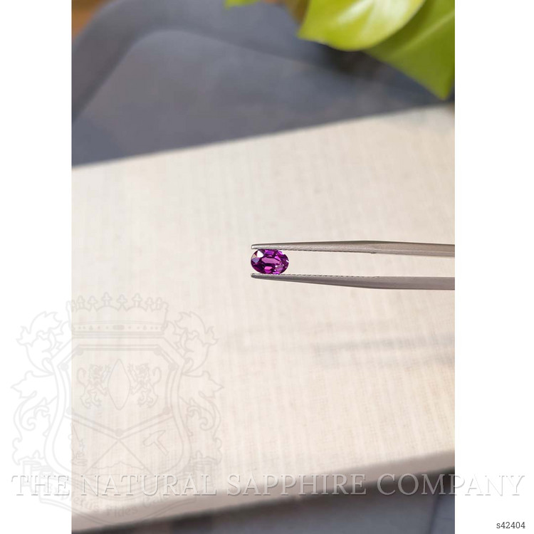 0.63 Ct. Pinkish Purple Sapphire from Ceylon (Sri Lanka)