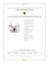 0.75 Ct. Pink Sapphire from Ceylon (Sri Lanka) Scan Report