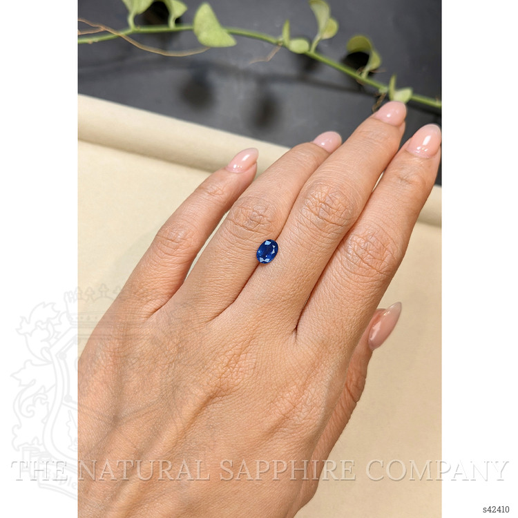 0.78 Ct. Blue Sapphire from Ceylon (Sri Lanka)