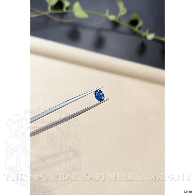 0.78 Ct. Blue Sapphire from Ceylon (Sri Lanka)