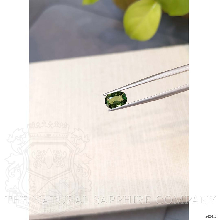 1.44 Ct. Green Sapphire from Thailand