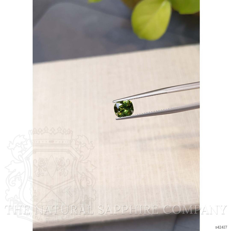 1.30 Ct. Yellowish Green Sapphire from Thailand