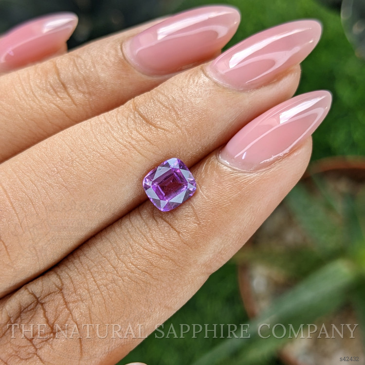 1.21 Ct. Pinkish Purple Sapphire from Madagascar