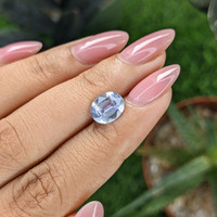 2.25 Ct. Blue Sapphire from Ceylon (Sri Lanka) Life Style