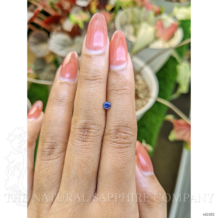 0.26 Ct. Blue Sapphire from Ceylon (Sri Lanka)