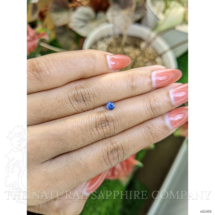 0.24 Ct. Blue Sapphire from Ceylon (Sri Lanka)