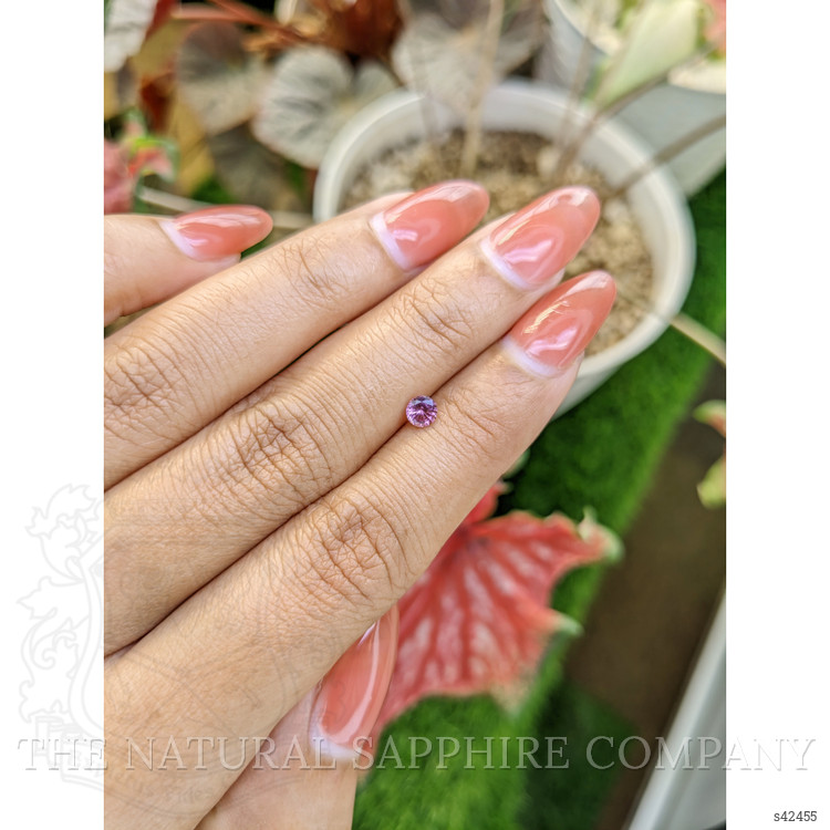 0.30 Ct. Purplish Pink Sapphire from Ceylon (Sri Lanka)