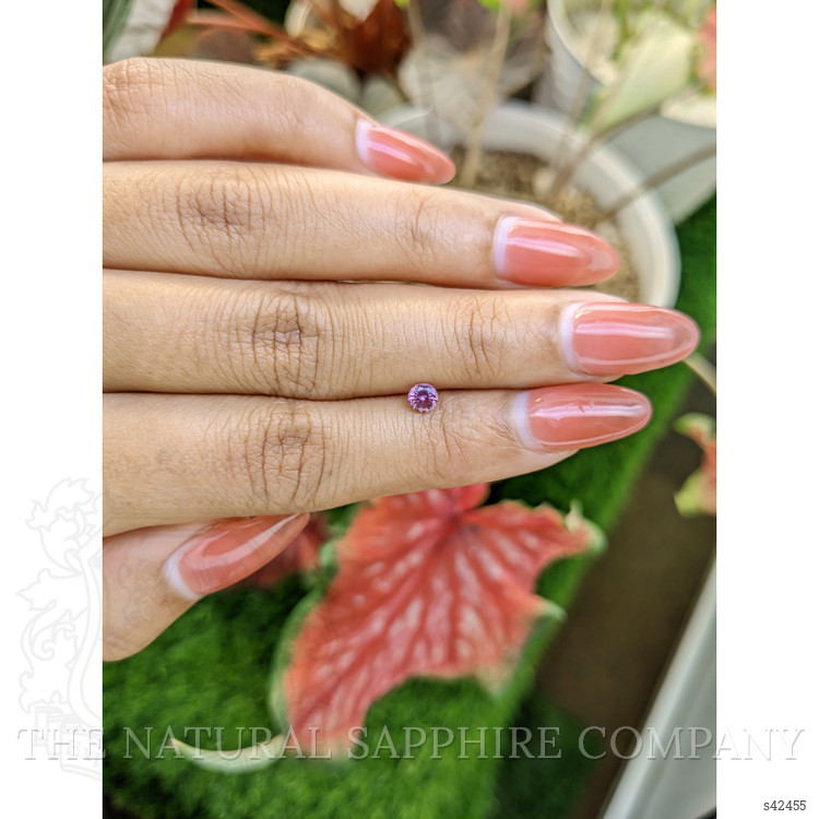 0.30 Ct. Purplish Pink Sapphire from Ceylon (Sri Lanka)