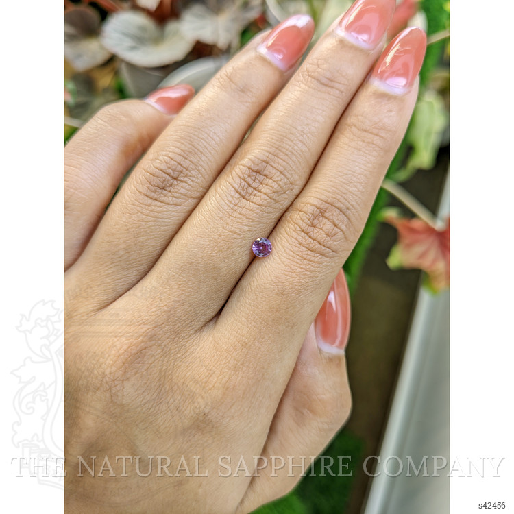 0.36 Ct. Pinkish Purple Sapphire from Ceylon (Sri Lanka)