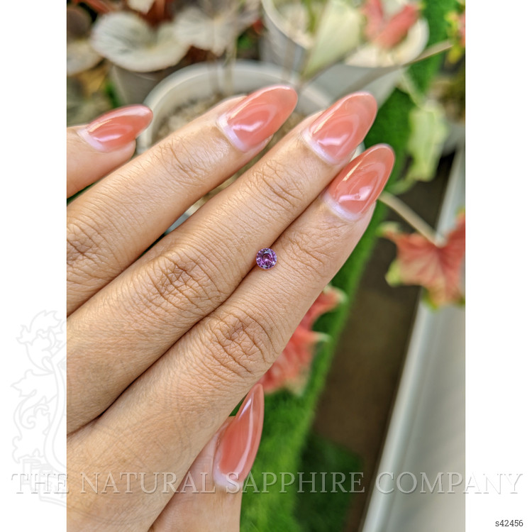 0.36 Ct. Pinkish Purple Sapphire from Ceylon (Sri Lanka)