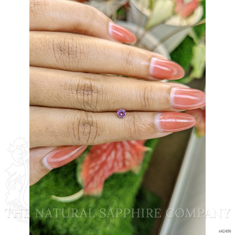 0.36 Ct. Pinkish Purple Sapphire from Ceylon (Sri Lanka)