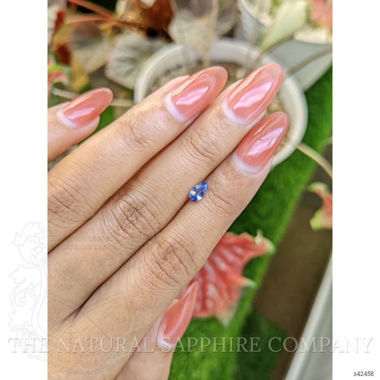 0.34 Ct. Blue Sapphire from Ceylon (Sri Lanka)