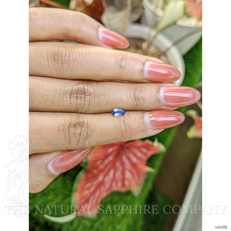 0.34 Ct. Blue Sapphire from Ceylon (Sri Lanka)