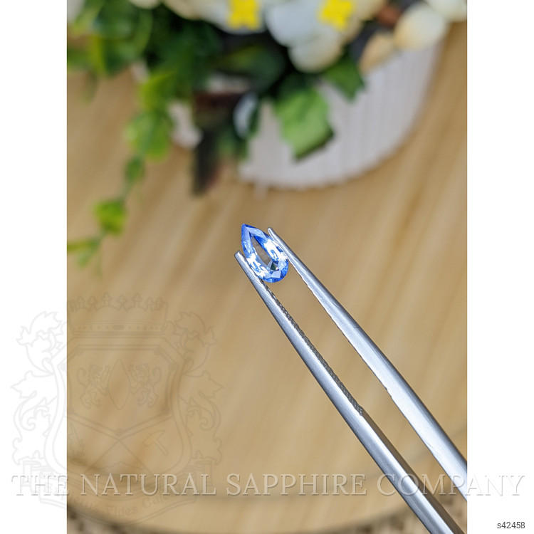 0.34 Ct. Blue Sapphire from Ceylon (Sri Lanka)