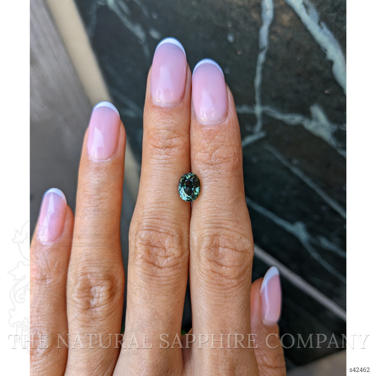 2.06 Ct. Green Sapphire from Montana