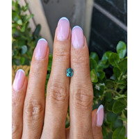 1.36 Ct. Bluish Green Sapphire from Montana Life Style