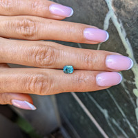 1.36 Ct. Bluish Green Sapphire from Montana Life Style