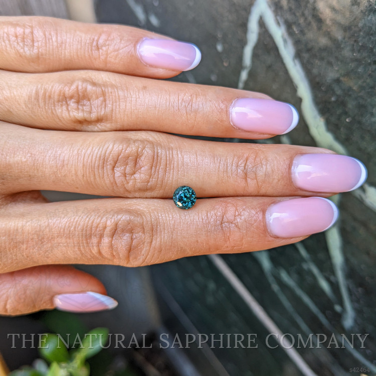 1.36 Ct. Bluish Green Sapphire from Montana
