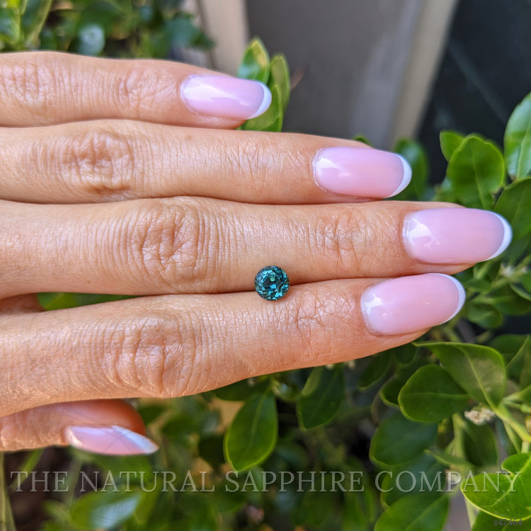 1.36 Ct. Bluish Green Sapphire from Montana