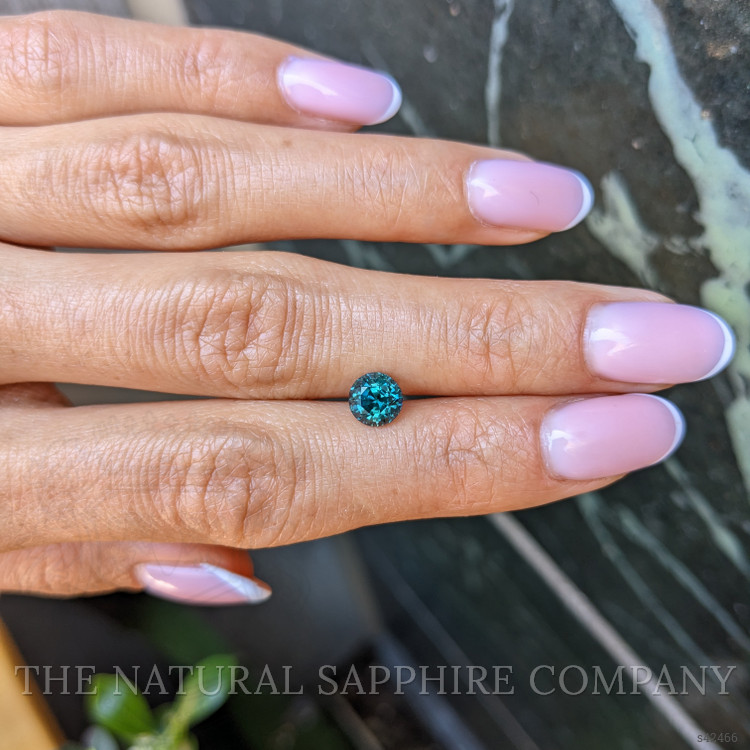 1.42 Ct. Bluish Green Sapphire from Montana