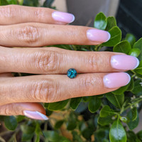 1.42 Ct. Bluish Green Sapphire from Montana Life Style