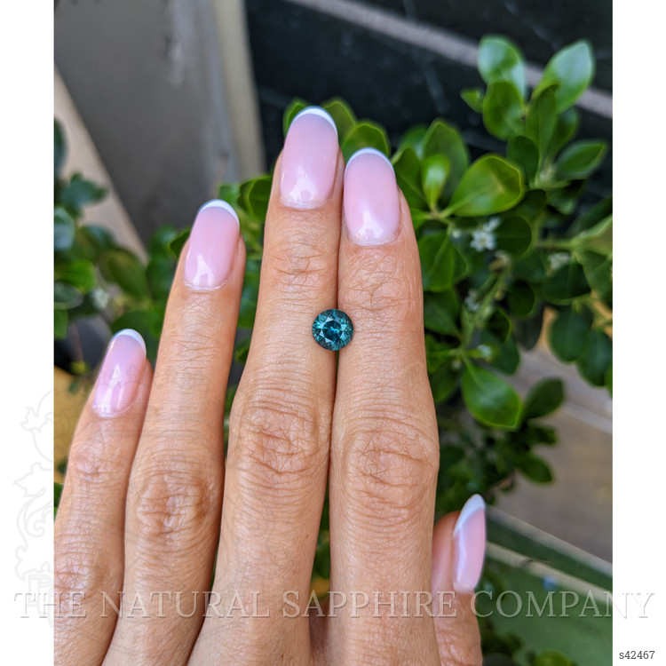 1.40 Ct. Bluish Green Sapphire from Montana