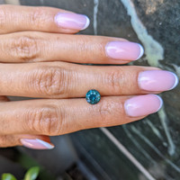 1.40 Ct. Bluish Green Sapphire from Montana Life Style