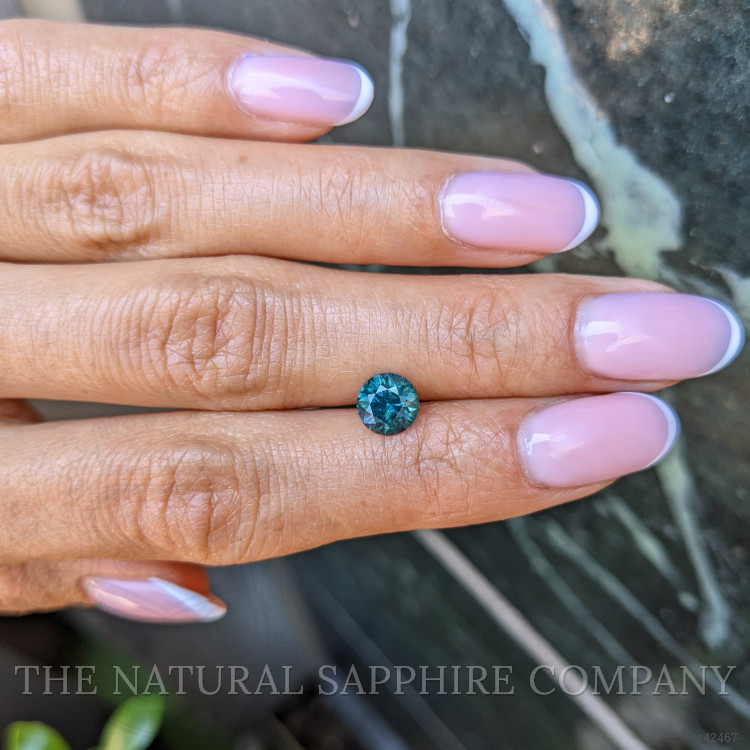 1.40 Ct. Bluish Green Sapphire from Montana