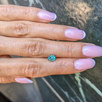 1.32 Ct. Bluish Green Sapphire from Montana Life Style