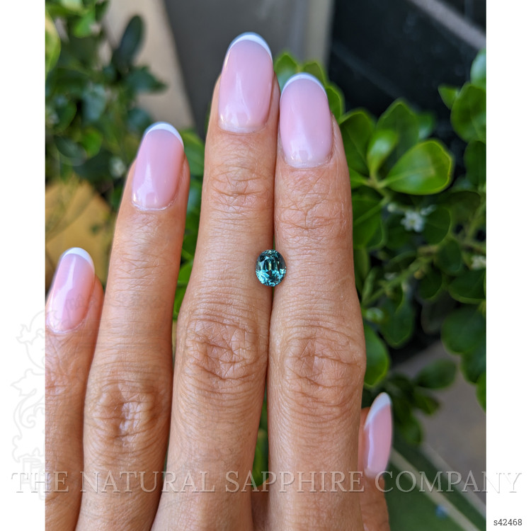 1.32 Ct. Bluish Green Sapphire from Montana