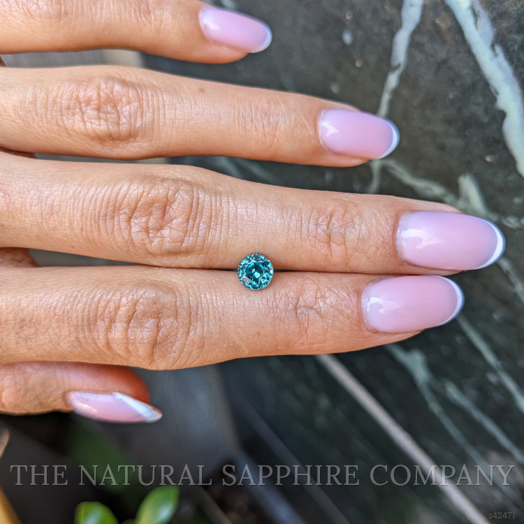 1.20 Ct. Bluish Green Sapphire from Montana