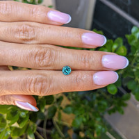 1.20 Ct. Bluish Green Sapphire from Montana Life Style