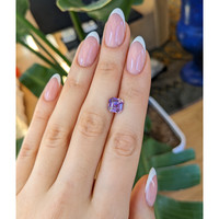3.12 Ct. Pinkish Purple Sapphire from Madagascar Life Style