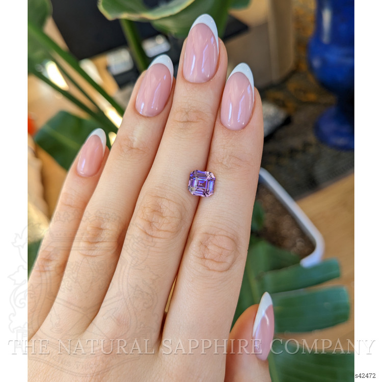 3.12 Ct. Pinkish Purple Sapphire from Madagascar