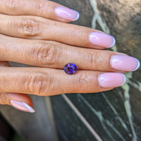 2.05 Ct. Purple Sapphire from Madagascar Life Style