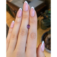 1.55 Ct. Purplish Pink Sapphire from Madagascar Life Style