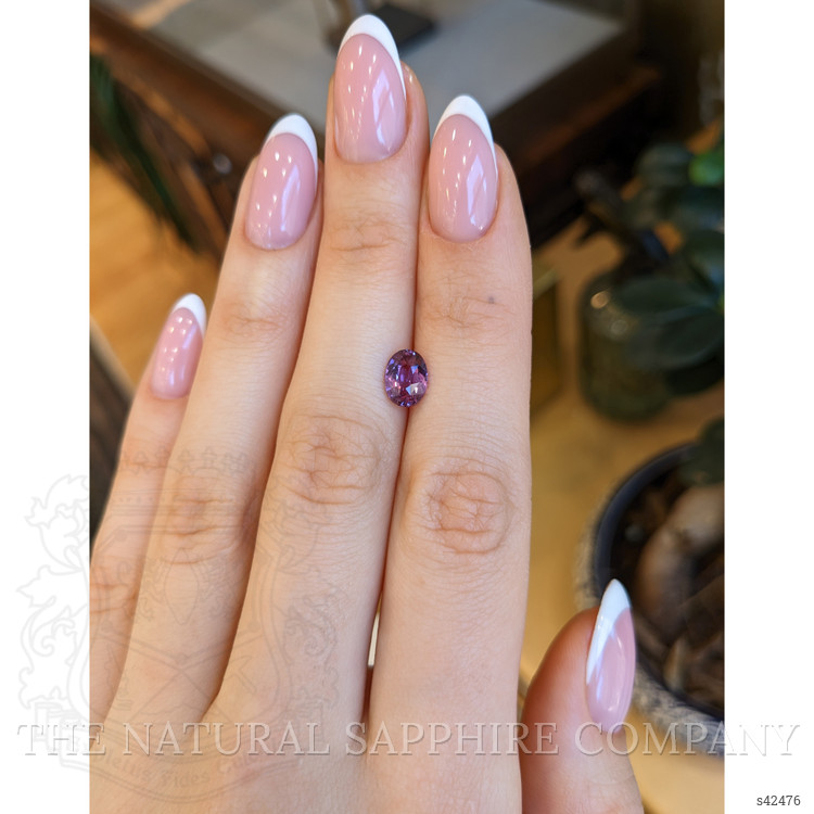1.55 Ct. Purplish Pink Sapphire from Madagascar