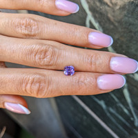 1.51 Ct. Pinkish Purple Sapphire from Madagascar Life Style