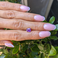 1.54 Ct. Purple Sapphire from Madagascar Life Style