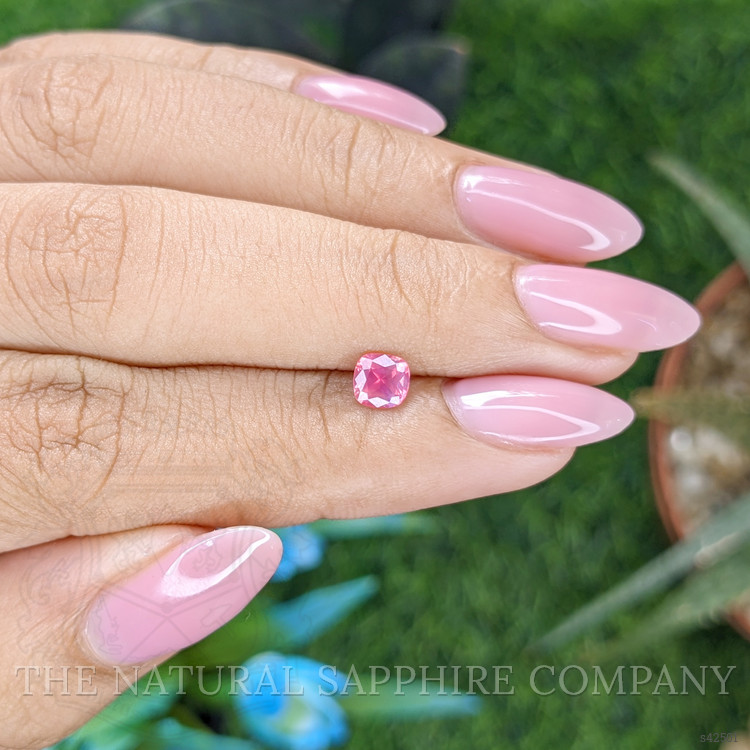 0.59 Ct. Purplish Pink Sapphire from Tanzania