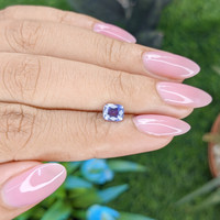 0.86 Ct. Blue Sapphire from Tanzania Life Style